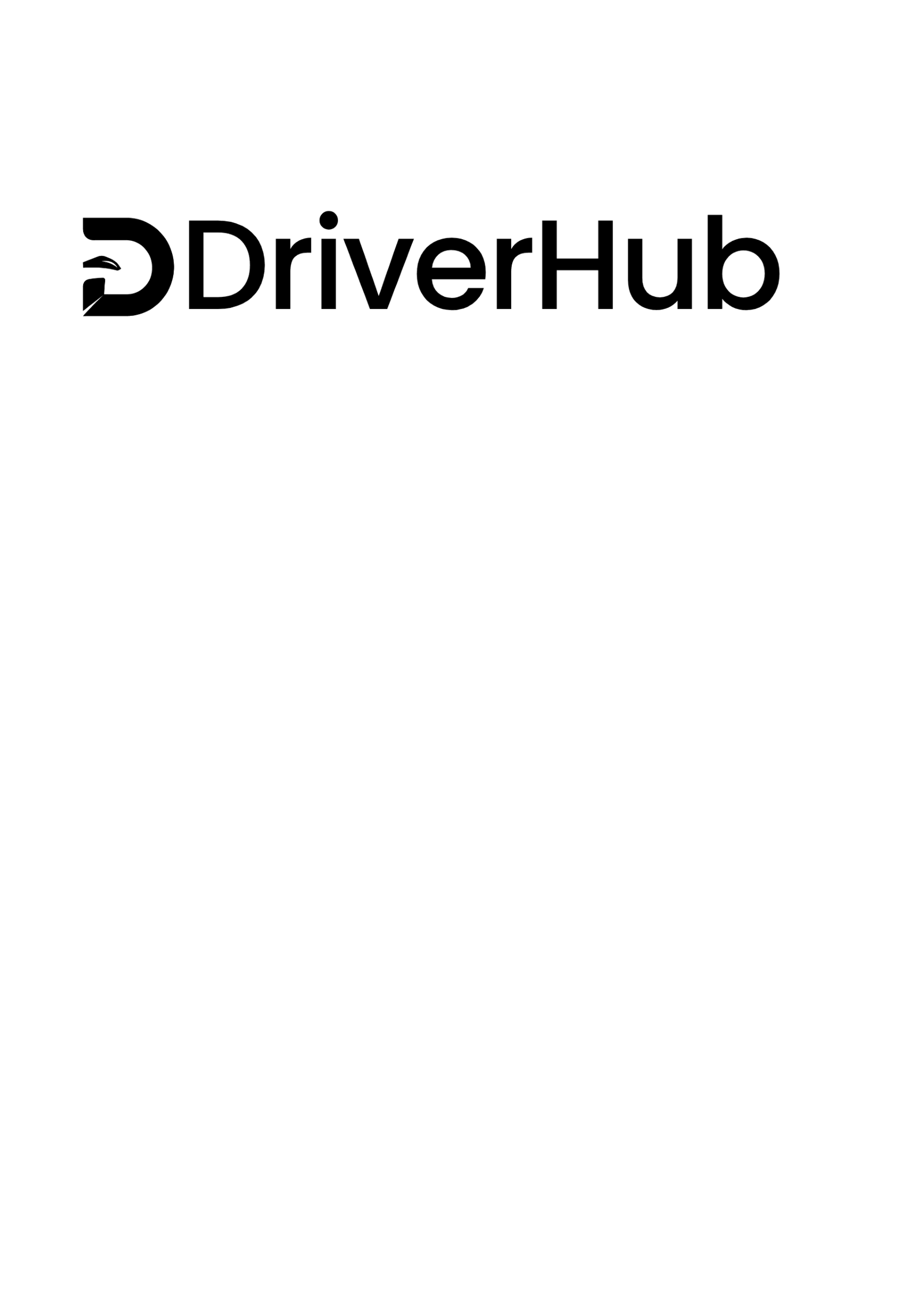 DRIVERHUB - A PERFECT DRIVER MARKETPLACE logo