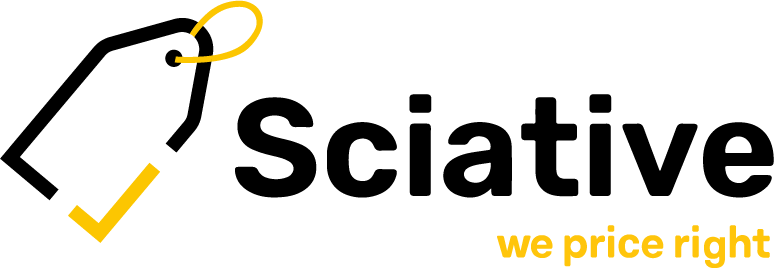 SCIATIVE - WE PRICE RIGHT logo