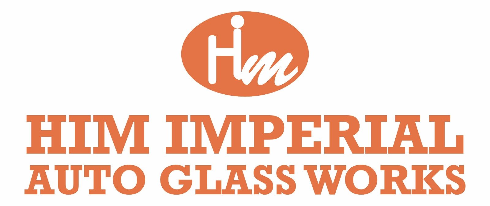 HIM IMPERIAL AUTO GLASS WORKS logo